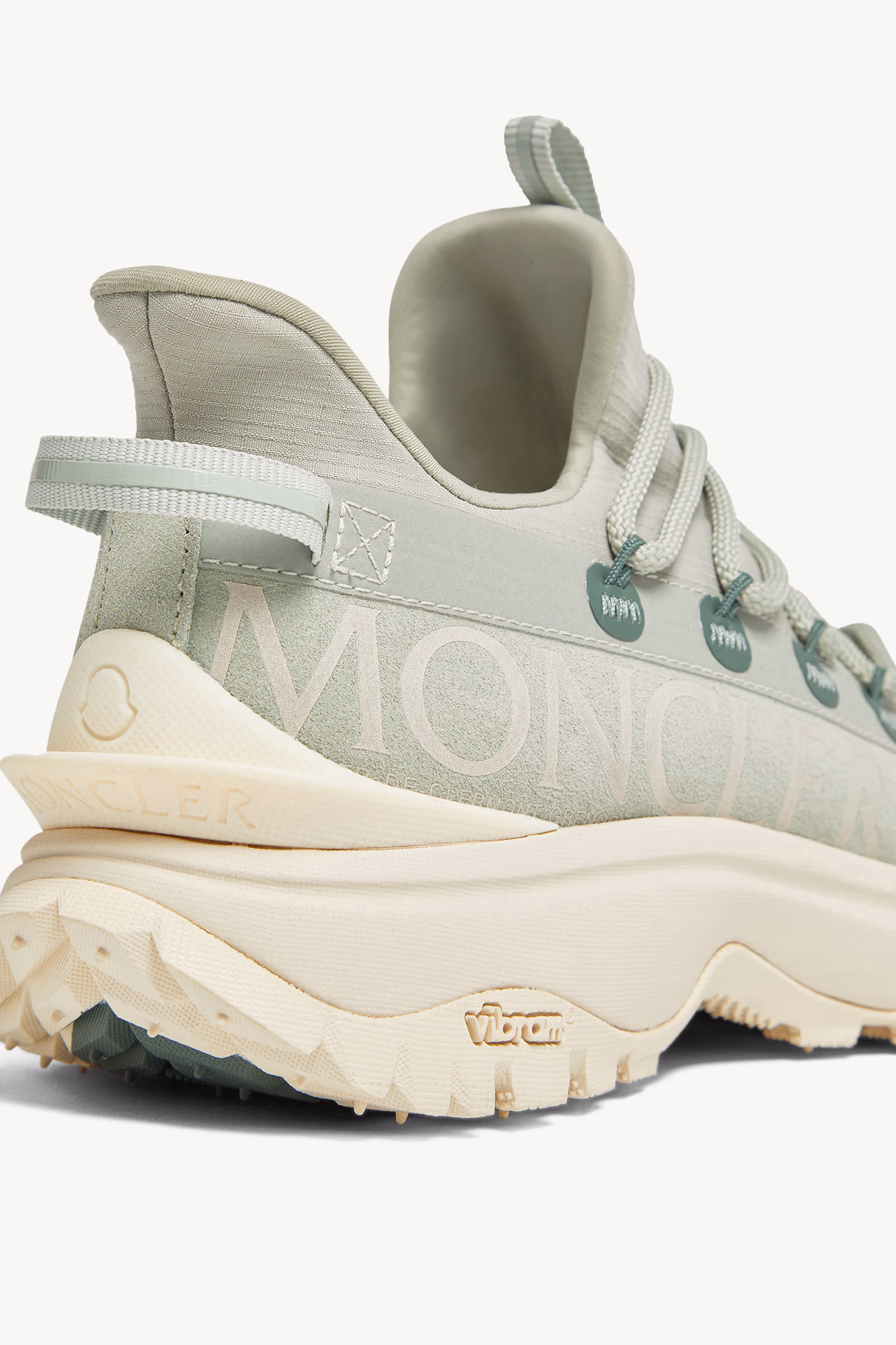 Sneakers Trailgrip Lite 2 en cuir et daim Femmes Vert D’Eau Moncler 4